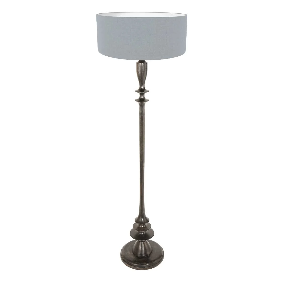 Lámpara de pie negra clásica Anne Light & Home Bois