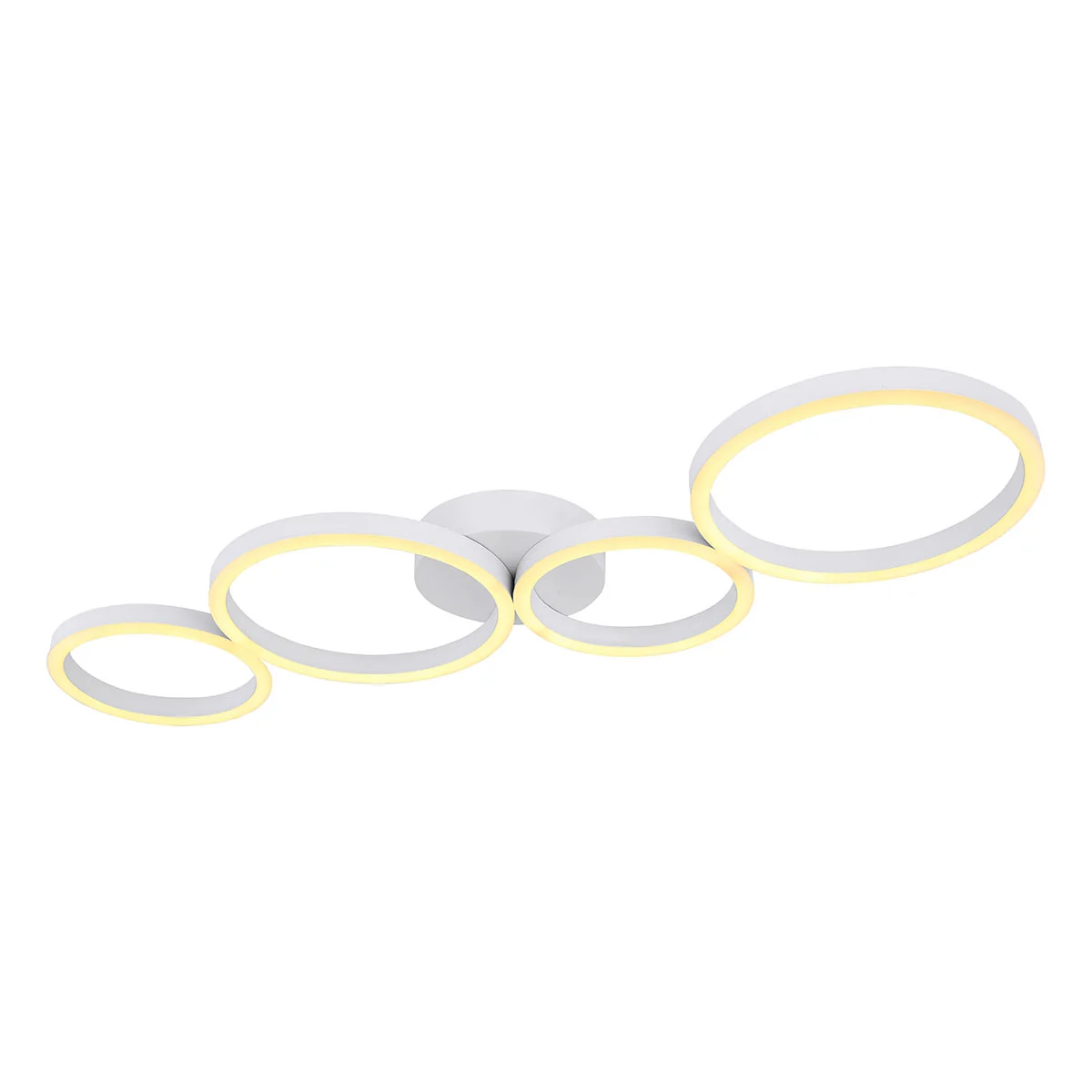 Lámpara de techo moderna círculos blancos Globo Venosa