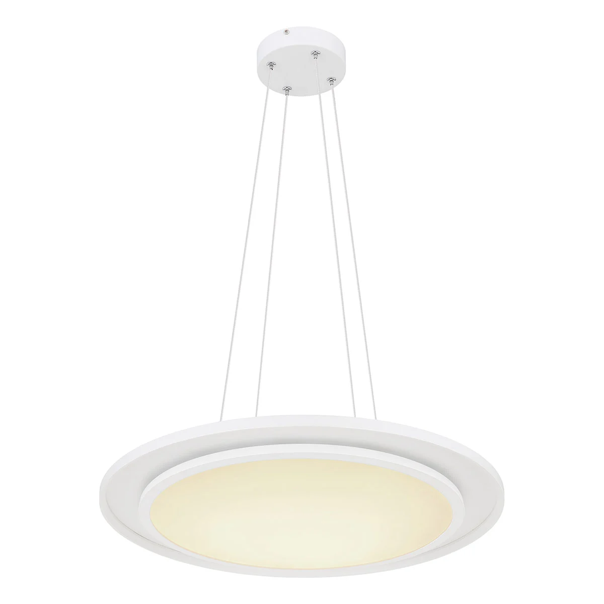 Lámpara de techo moderna de metal blanco Globo Murphy