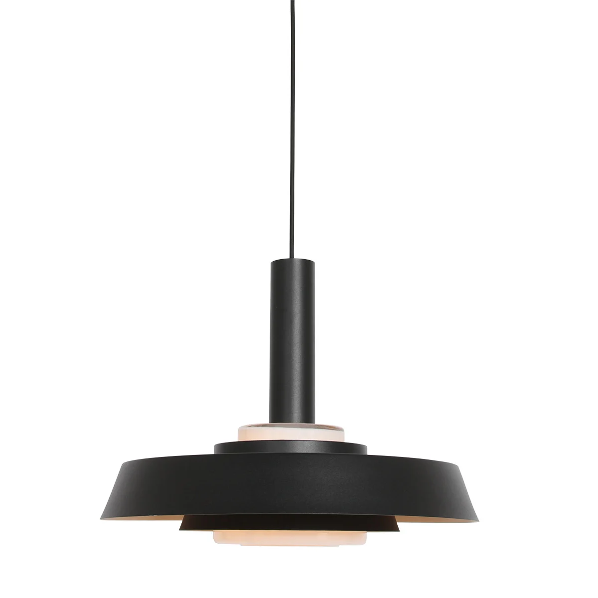 Lámpara de techo retro negra Anne Lighting Flinter