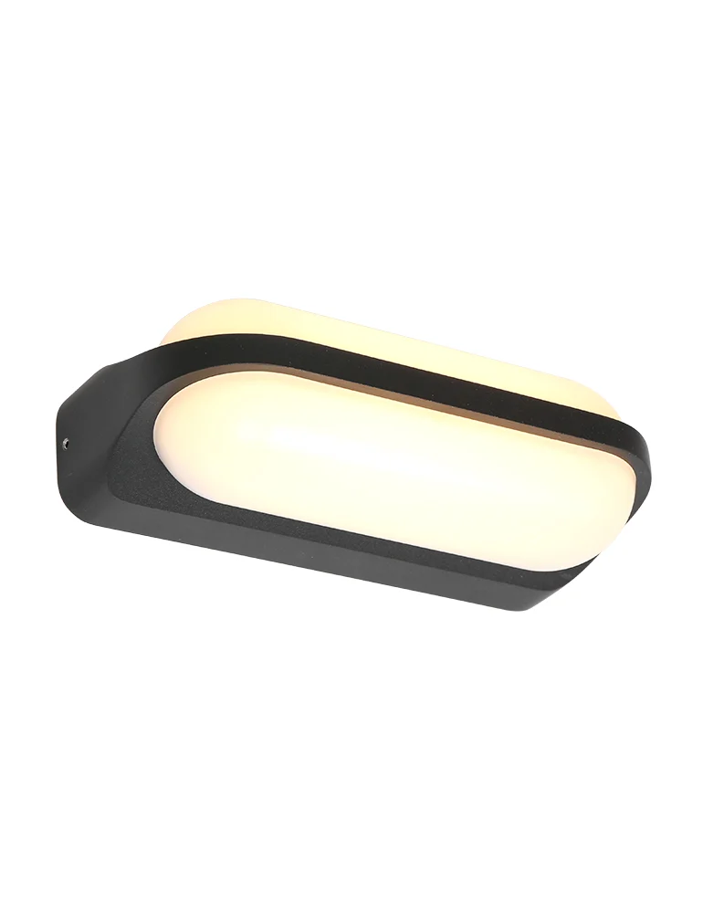 Lámpara exterior LED negra Steinhauer Siargao