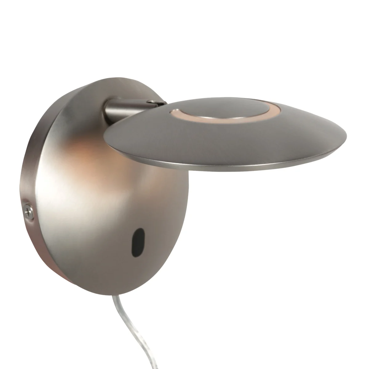 Lámpara de pared ajustable de acero con diseño LED Steinhauer Zenith 2