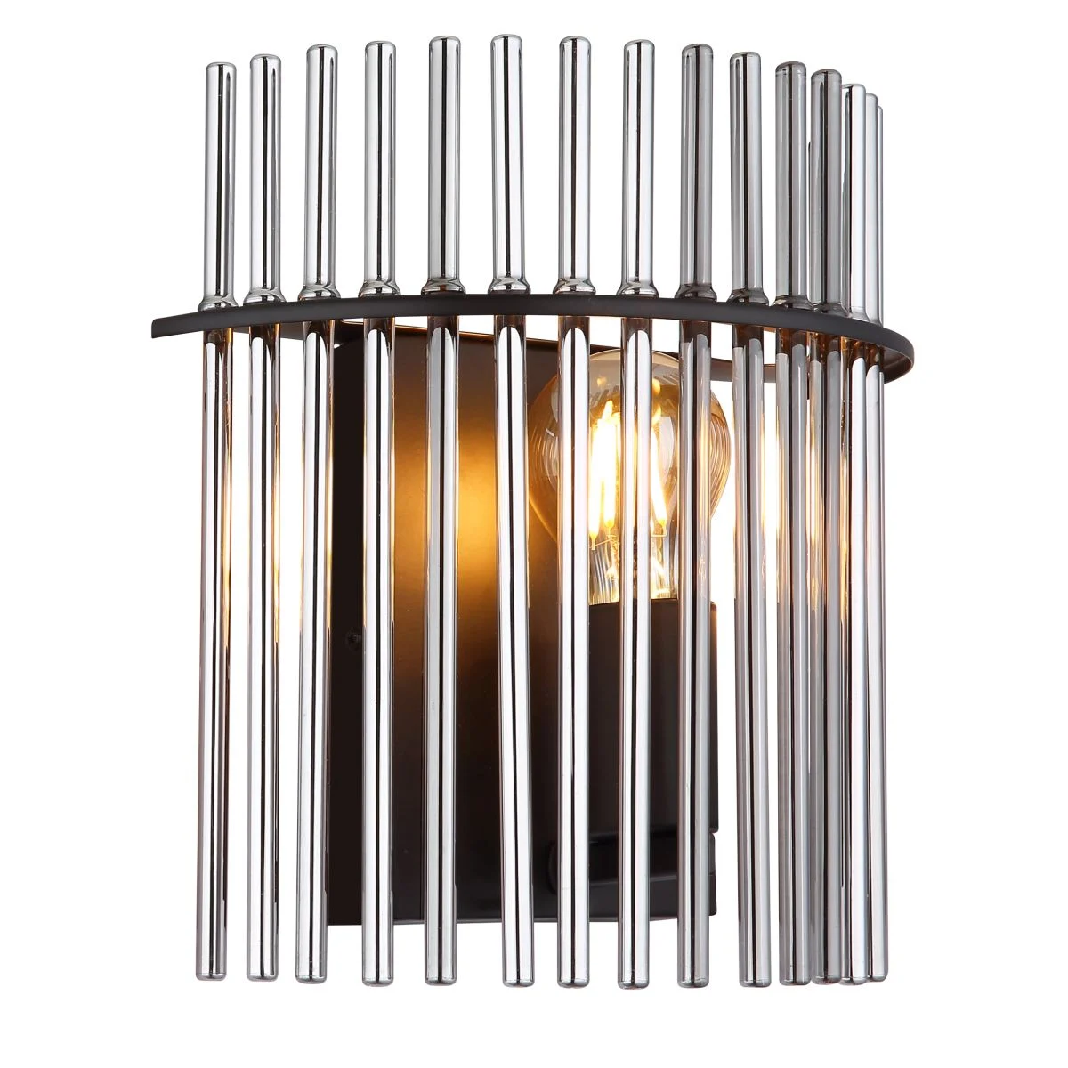 Lámpara de pared elegante con varillas de vidrio Gorley