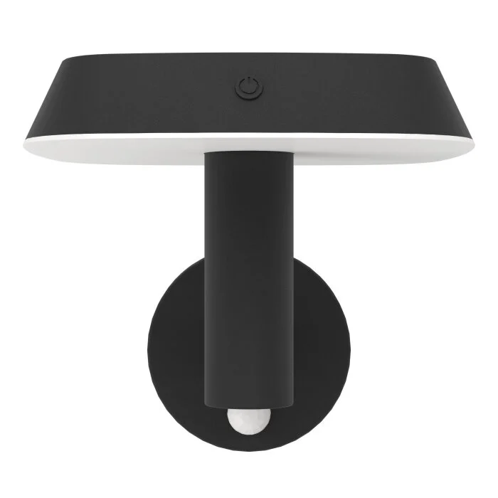 Lámparas Eglo DREOLI Iluminación exterior LED Negro, 1 luz, Sensor de movimiento