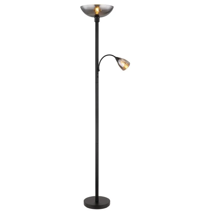 Lámparas Globo Lighting BLADE Lámpara de pie, Lámpara lectura Negro, 1 luz