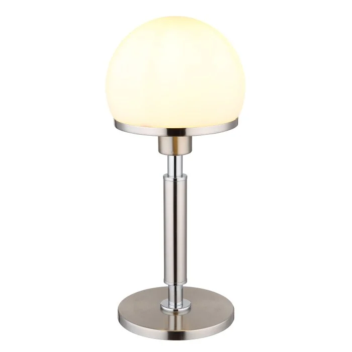 Lámparas Globo Lighting Haku Lámparas de mesa Cromo, Níquel-mate, 1 luz