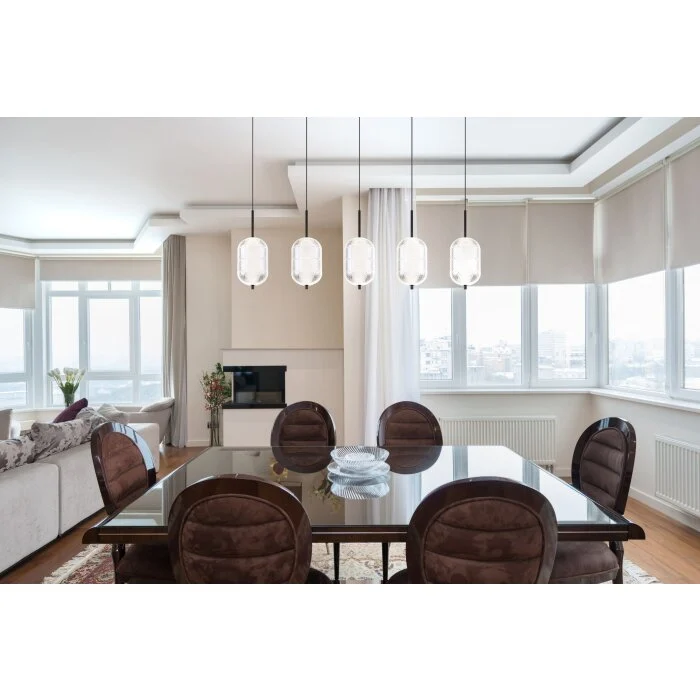 Lámparas Globo Lighting Kurius Lámparas suspendidas LED Negro, 5 luces