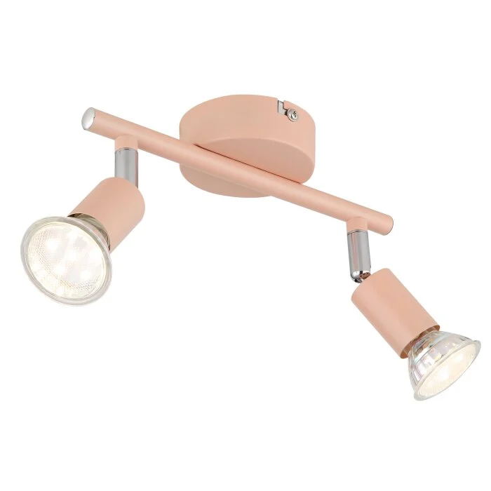 Lámparas Globo Lighting Matrix Plafones, Spot techo, Apliques, Spot de pared Rosa, 2 luces