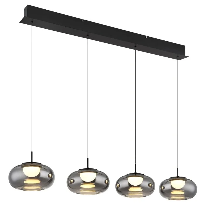 Lámparas Globo Lighting Quintara Lámparas suspendidas LED Negro, 1 luz