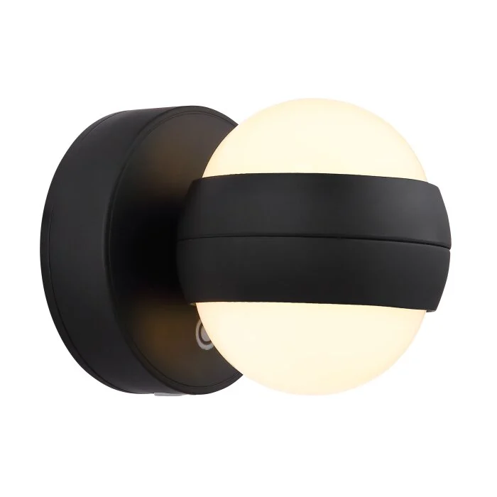 Lámparas Globo Lighting Randi Apliques LED Negro, 1 luz