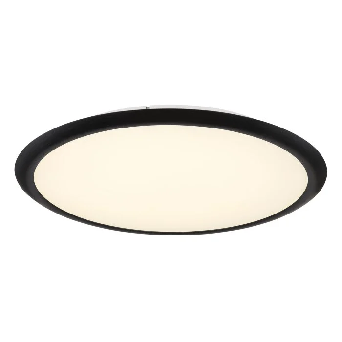 Lámparas Globo Lighting Suna Plafones LED Negro, 1 luz, Mando a distancia