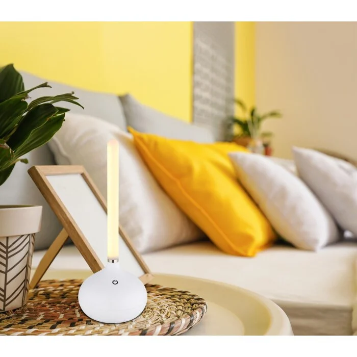 Lámparas Globo Lighting Turner Lámparas de mesa LED Blanca, 1 luz