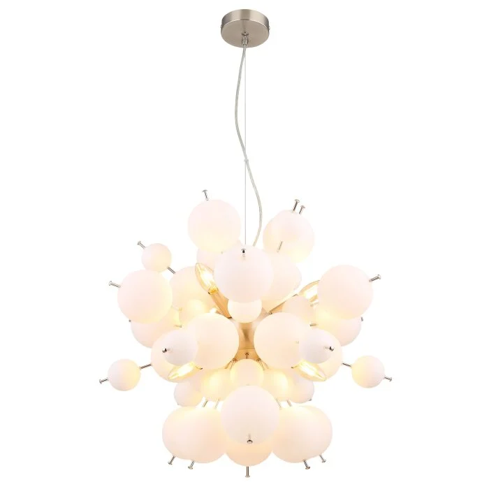 Lámparas Globo Lighting Udo Lámparas suspendidas Níquel-mate, 6 luces