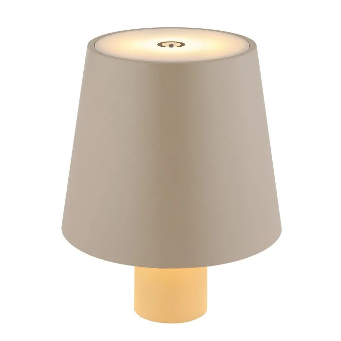 Lámparas Globo Lighting Vannie Lámparas de mesa LED Color arena, 1 luz