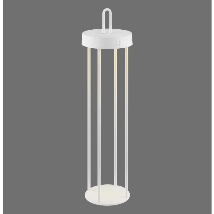 Lámparas Leuchten Direkt ANSELM Lámpara de pie LED Blanca, 1 luz