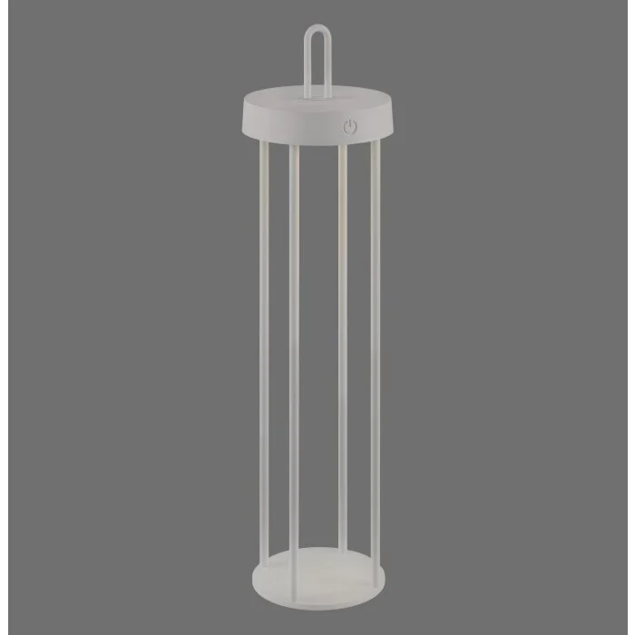 Lámparas Leuchten Direkt ANSELM Lámpara de pie LED Gris, 1 luz