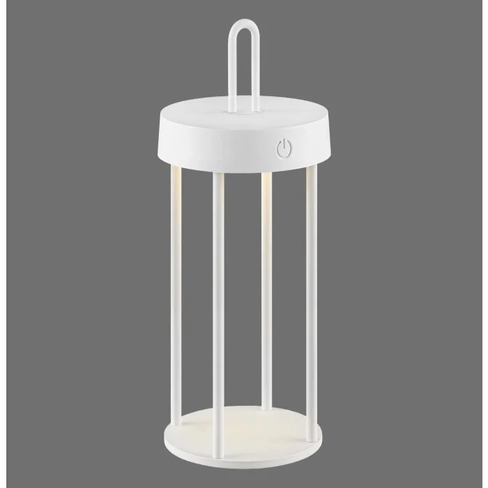 Lámparas Leuchten Direkt ANSELM Lámparas de mesa LED Blanca, 1 luz
