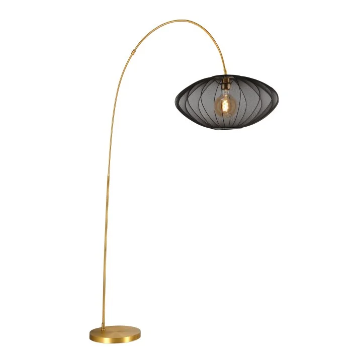Lámparas Lucide CORINA Lámpara de pie, Lámparas de pie tipo arco Latón, 1 luz