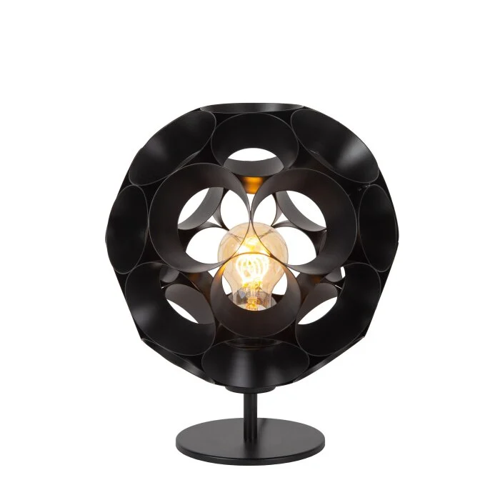 Lámparas Lucide HANNELORE Lámparas de mesa Negro, 1 luz