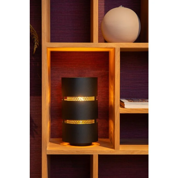 Lámparas Lucide ROSAS Lámparas de mesa Negro, 1 luz