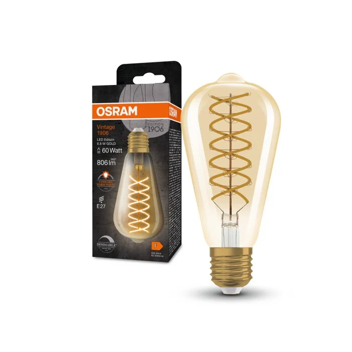 Lámparas Osram 2400 LED dorado, 1 luz