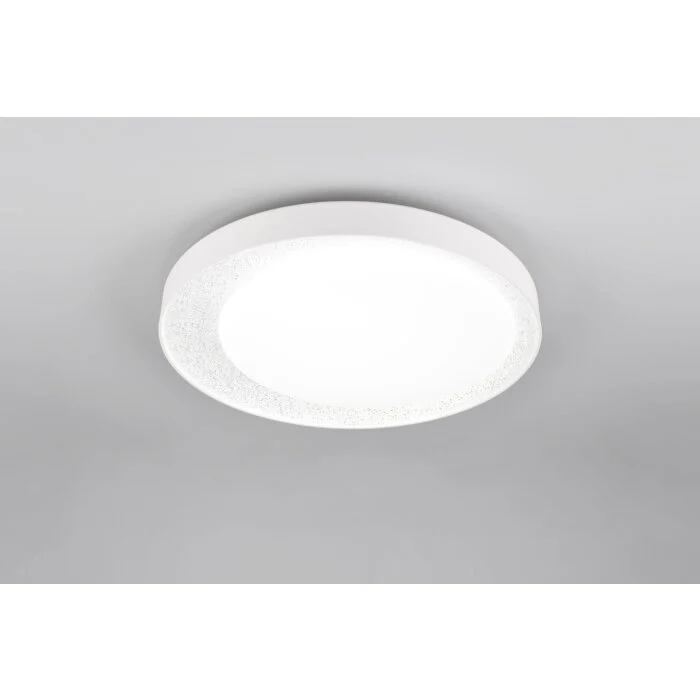 Lámparas Reality Aleta Plafones LED Blanca, 1 luz, Mando a distancia