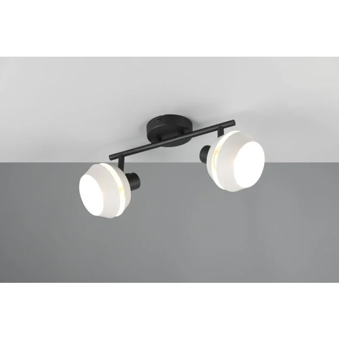Lámparas Reality Isla Spot techo Gris, 2 luces