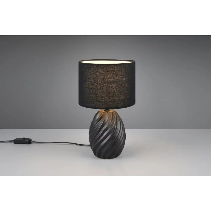 Lámparas Reality Melva Lámparas de mesa Negro, 1 luz