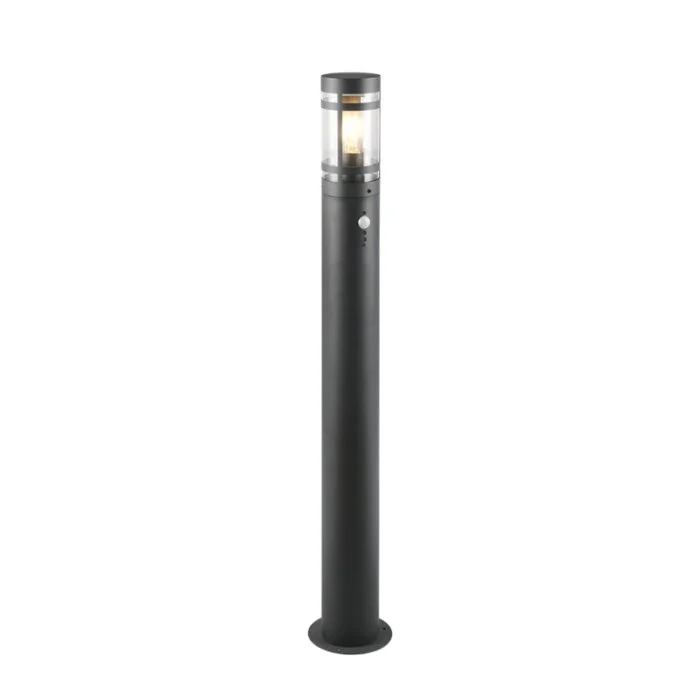 Lámparas Reality PALOMA Lámpara de pie para exterior Antracita, 1 luz, Sensor de movimiento