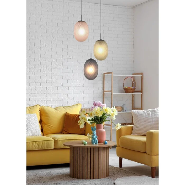 Lámparas Trio Facette Lámparas colgantes Negro, 3 luces