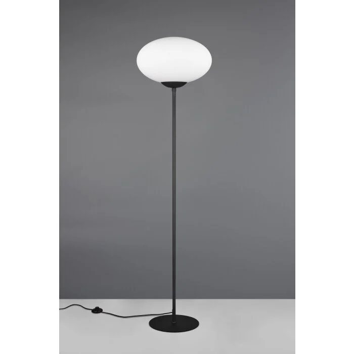 Lámparas Trio Fomento Lámpara de pie Negro, 1 luz
