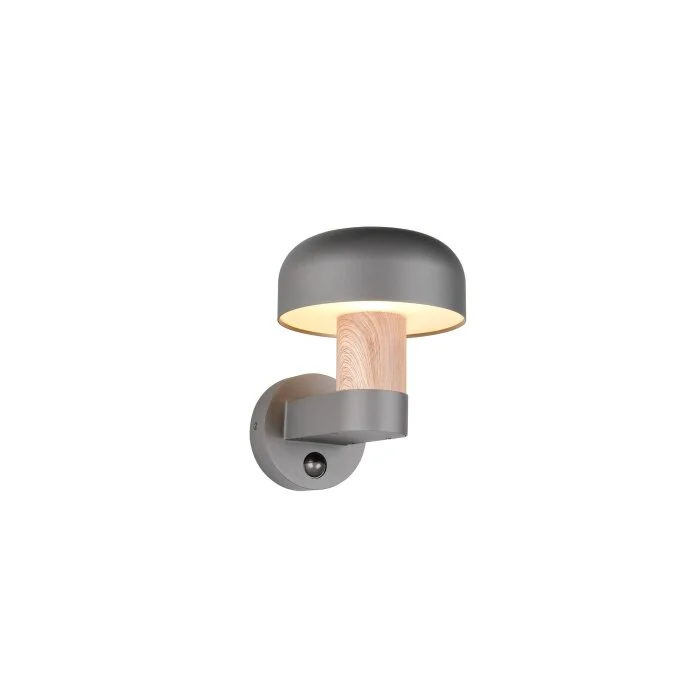 Lámparas Trio FRASER Apliques Madera clara, 1 luz, Sensor de movimiento