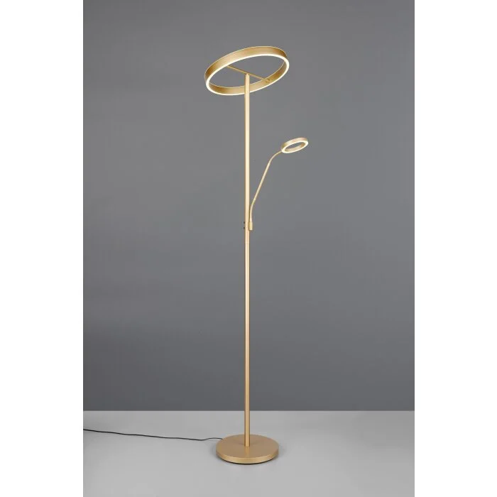 Lámparas Trio Willis Lámpara de pie LED dorado, 2 luces