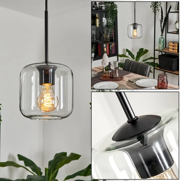 Lauden Lámpara Colgante - Cristal Transparente, 1 luz
