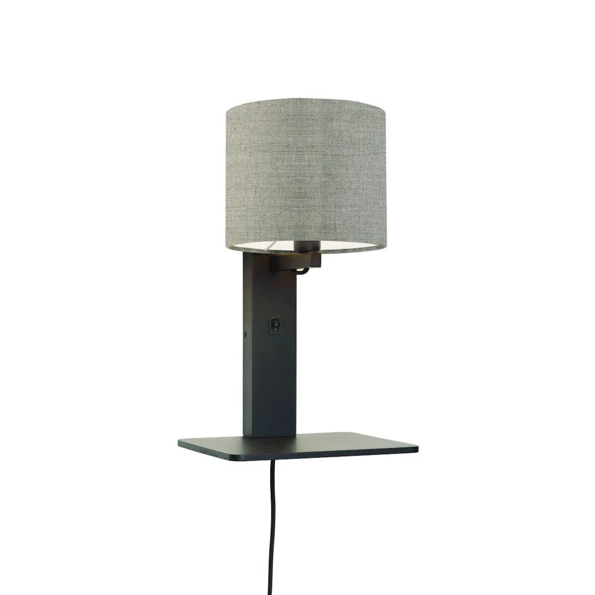 Lámpara de pared con plataforma gris plomo GOOD & MOJO Andes