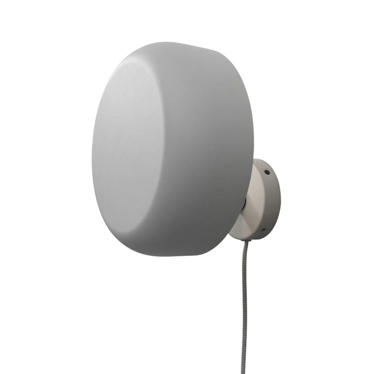 Aplique de pared retro de metal gris redonda It’s About RoMi Porto