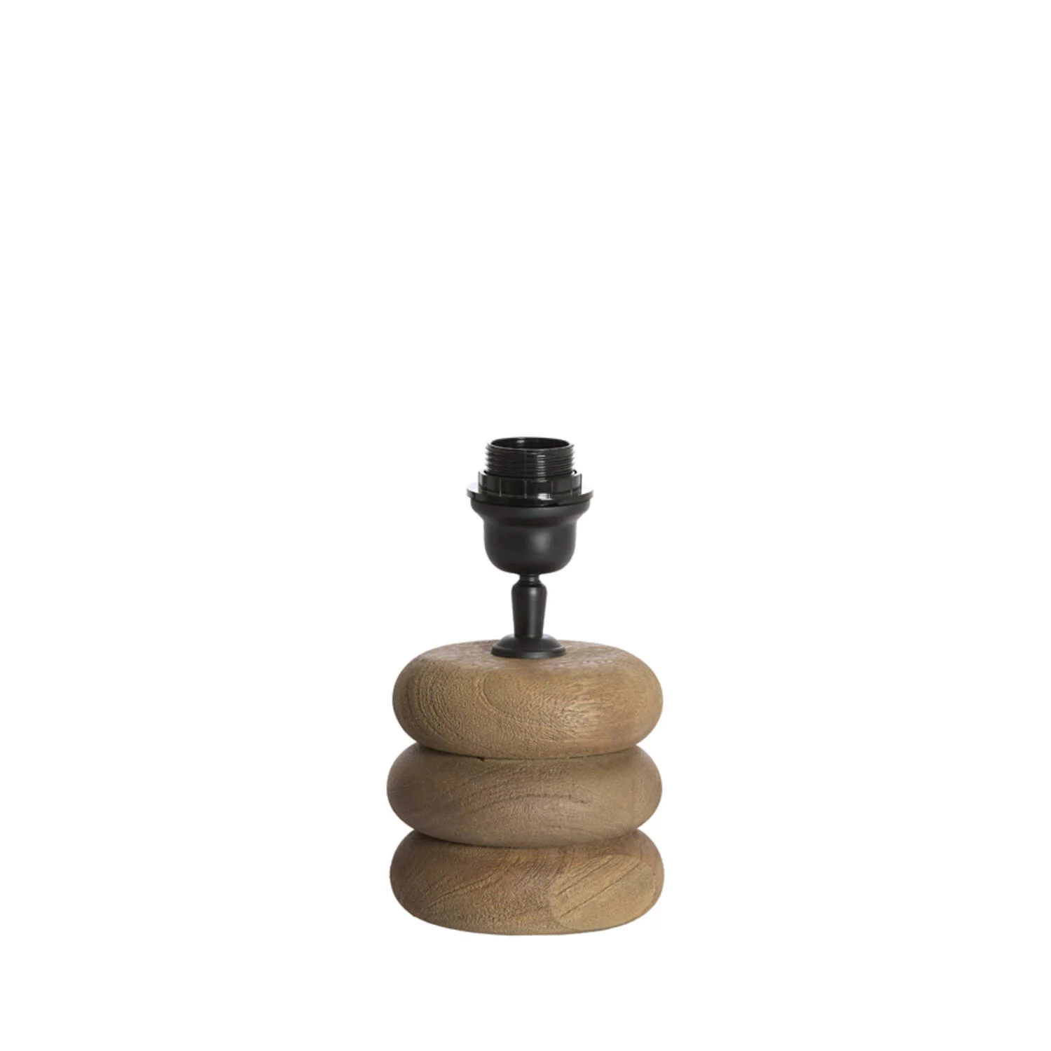 Lámpara Base Madera Gris Light & Living BUDONGO