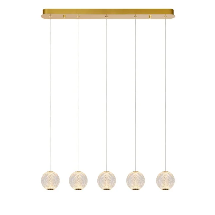 Lucide CINTRA Lámpara Colgante LED dorado, 5 luces
