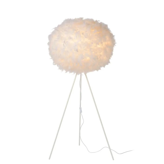 Lucide GOOSY SOFT Lámpara de Pie Blanca, 1 luz