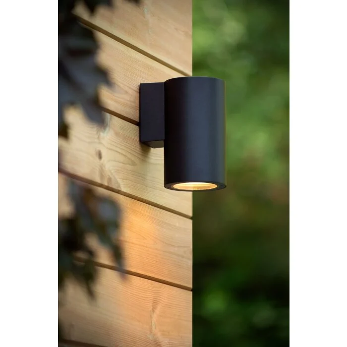 Lucide VOLANTIS Aplique para exterior Negro, 1 luz