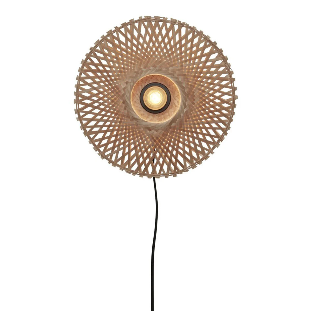 lámpara de pared bohemia bambú natural XS GOOD & MOJO Kalimantan