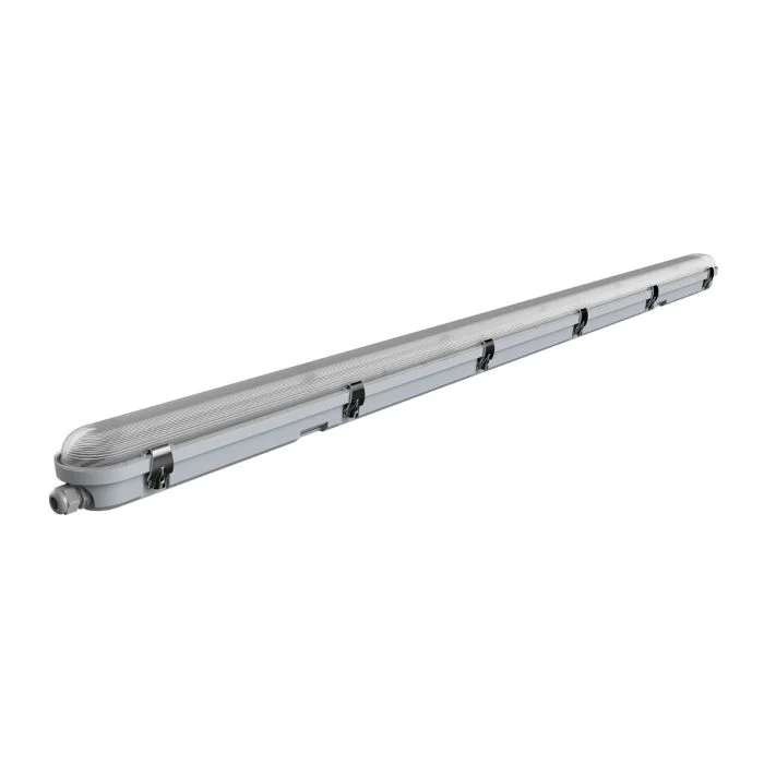 Noxion Pantalla LED Estanca Poseidon V2.0 43W 6000lm - 865 Luz De Día | 150cm - Cableado De Paso (5x2.5mm2) - Luz De Emergencia 3 Horas