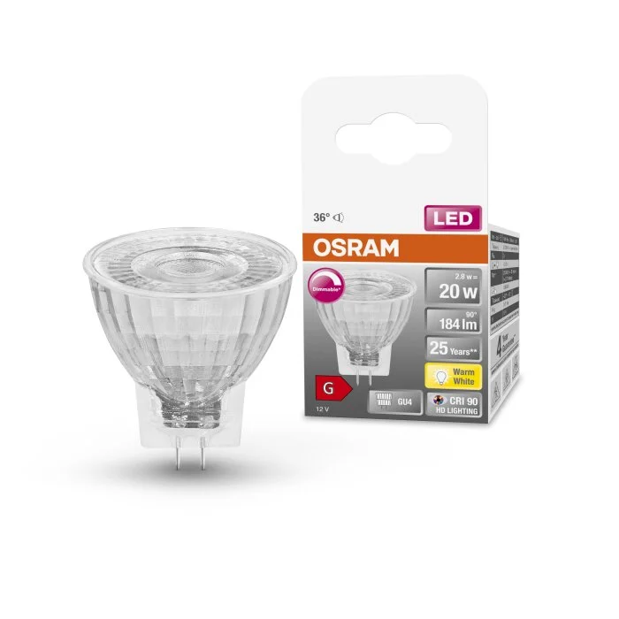 OSRAM LED SUPERSTAR GU4 2.8 W 2700 Kelvin 184 Lumen