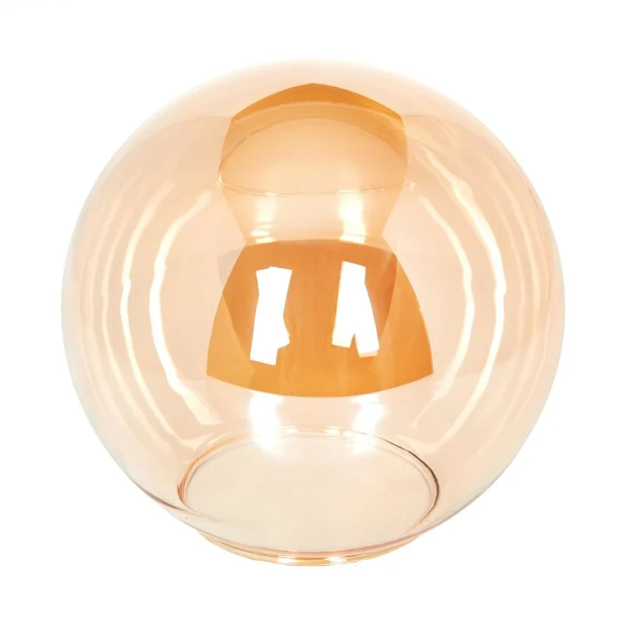 Pantalla de cristal  Gastor Vidrio de recambio, Pieza de repuesto 20 cm Colores ámbar