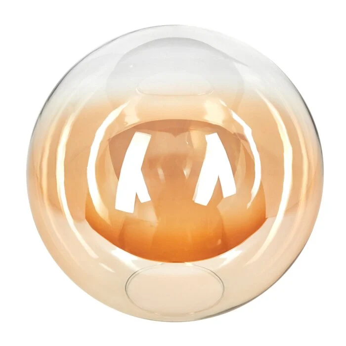 Pantalla de cristal  Gastor Vidrio de recambio, Pieza de repuesto 30 cm Colores ámbar, Transparente