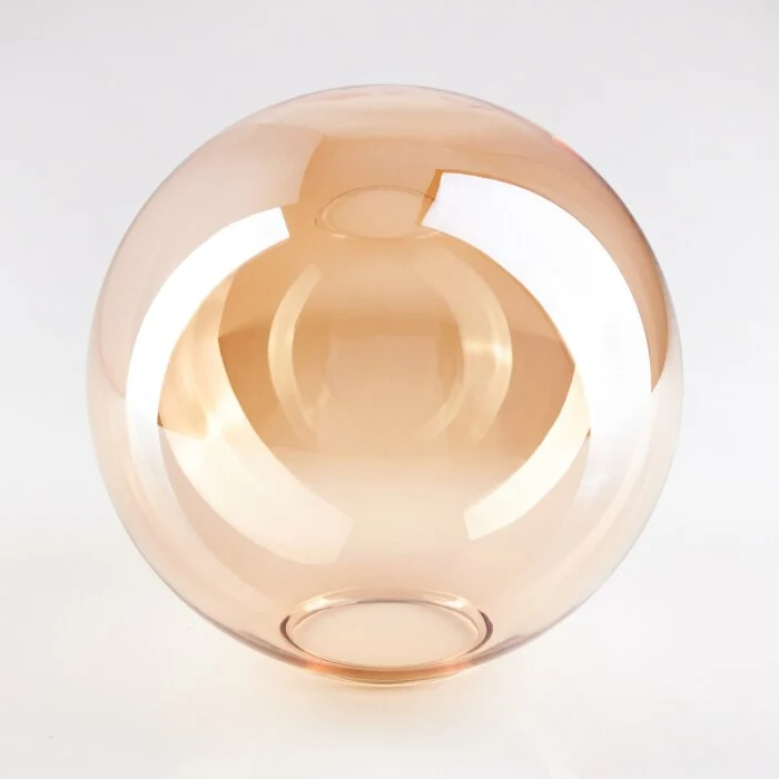 Pantalla de lámpara de cristal  Gastor Vidrio de recambio, Pieza de repuesto 15 cm Colores ámbar