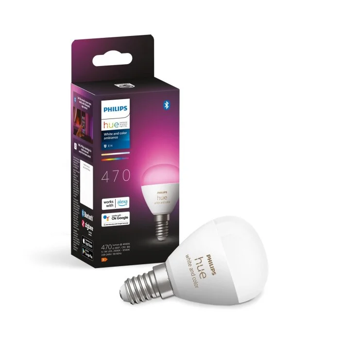 Philips Hue LED E14 de 5,1 vatios 4000 kelvin 470 lúmenes