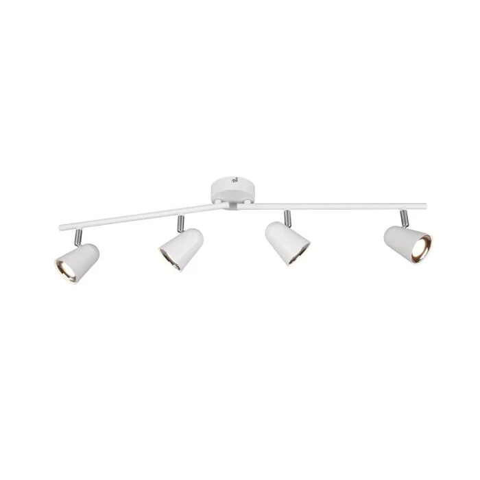 Proyector Reality TOULOUSE LED Blanca, 4 luces