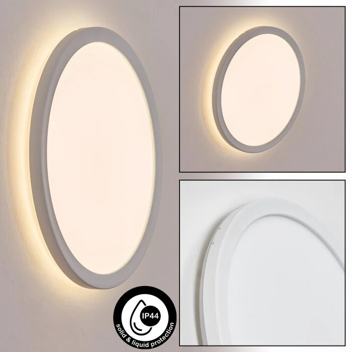 Qadir Aplique de exterior, Apliques LED Blanca, 1 luz
