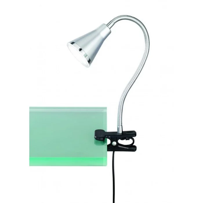 Reality ARRAS Lámpara con pinza LED Titanio, 1 luz